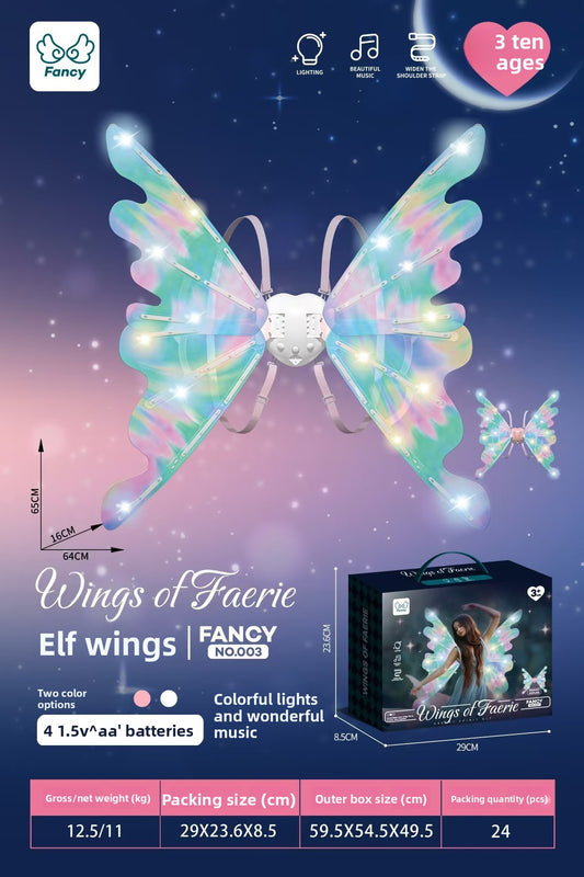 LED Light Up Moving Wings Toy