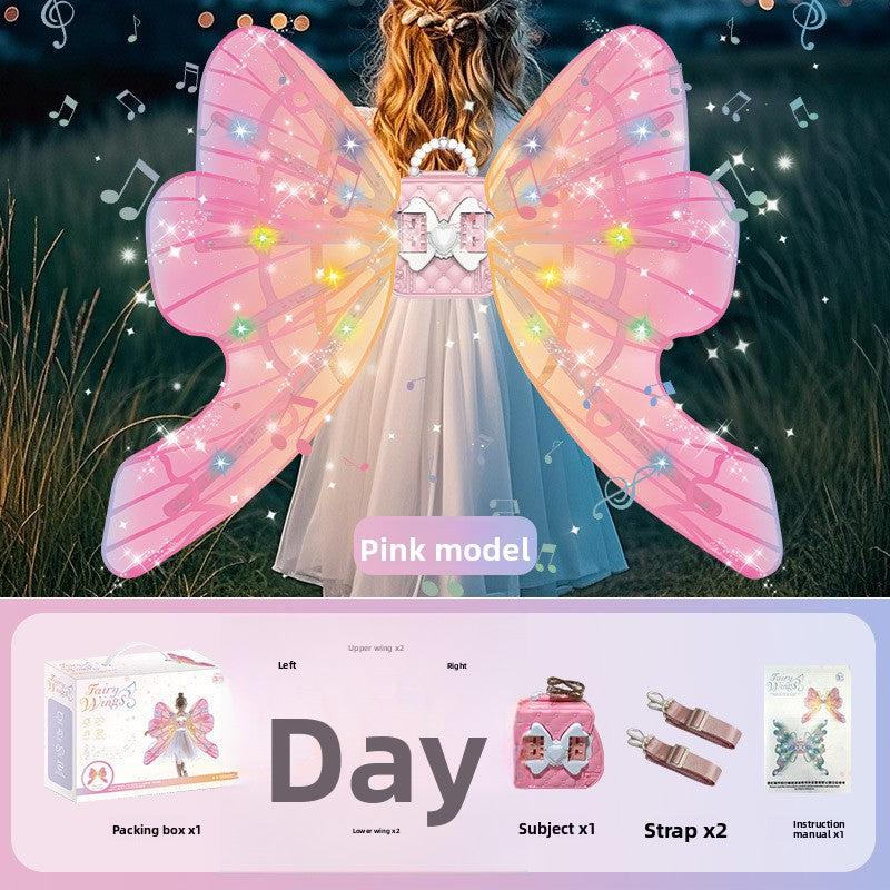 LED Light Up Moving Wings Toy