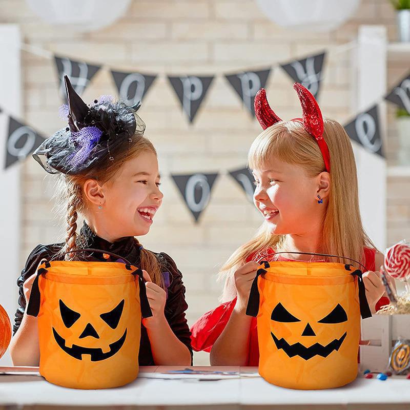 LED Light Up Pumpkin Party Bag