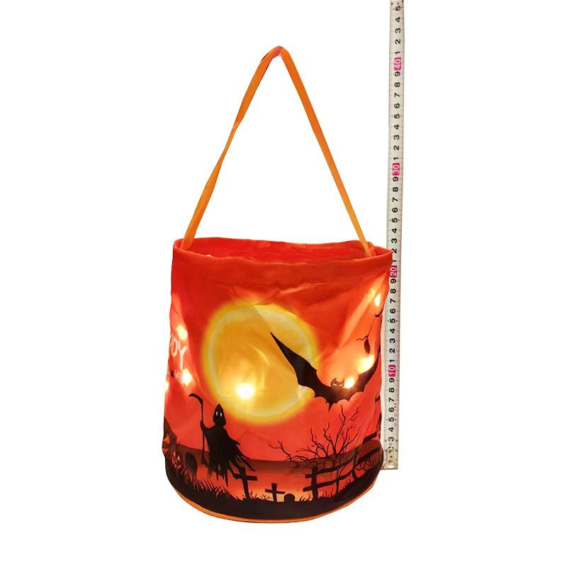 LED Light Up Pumpkin Party Bag
