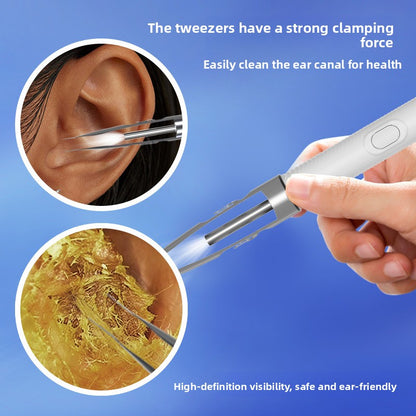 LED Lighted Ear Pick Cleaning Tool Set with Tweezers