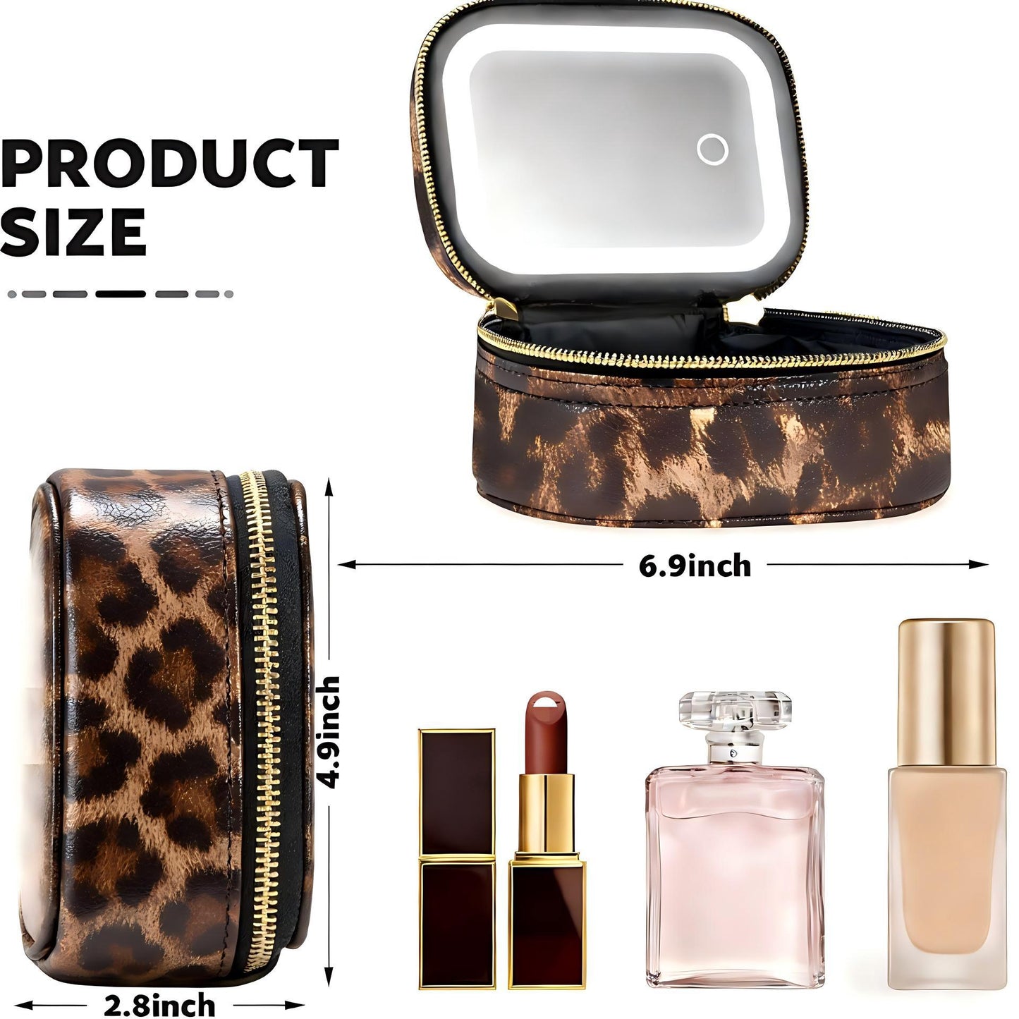 LED Lighted Makeup Bag
