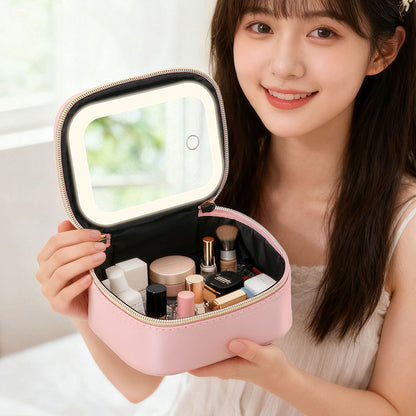 LED Lighted Makeup Bag