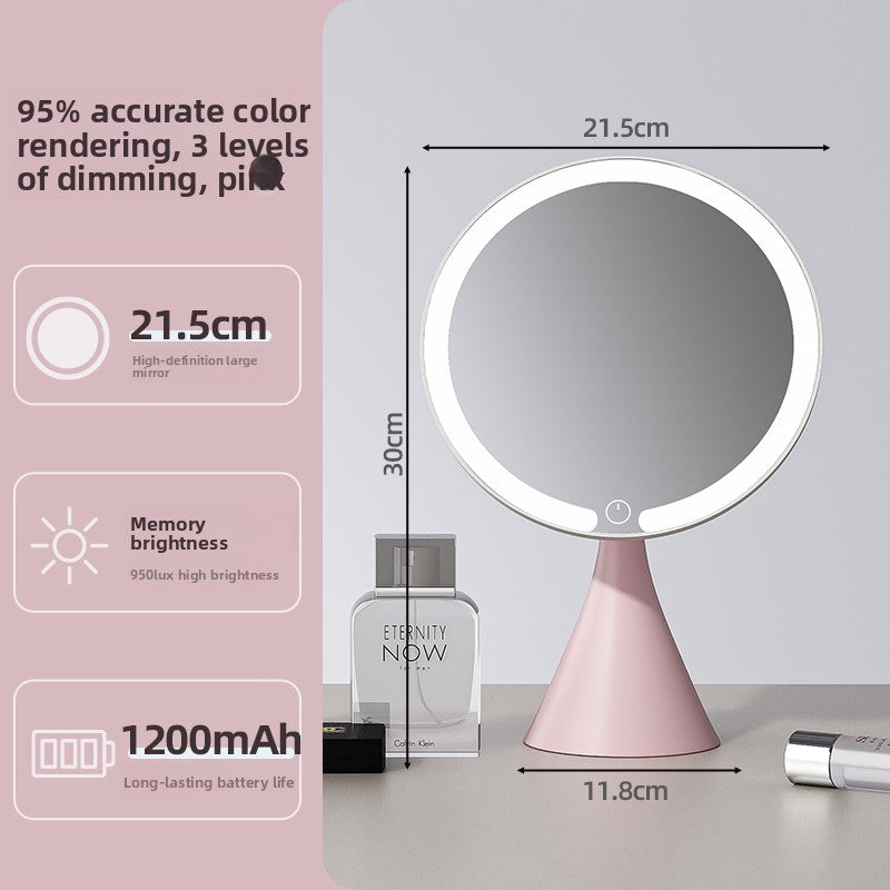 LED Lighted Makeup Mirror with Adjustable Daylight