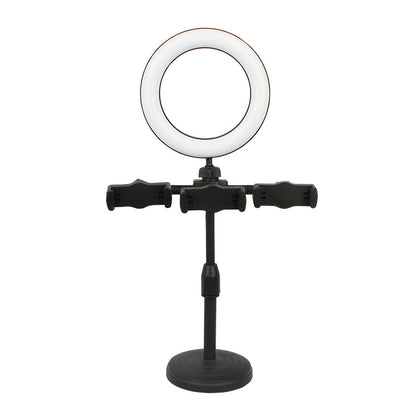 LED live streaming three-camera position fill light bracket