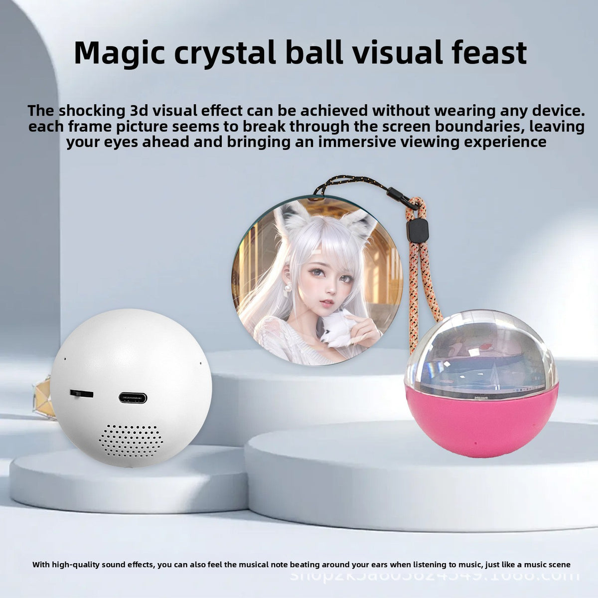 LED Magic Crystal Ball with Video Display