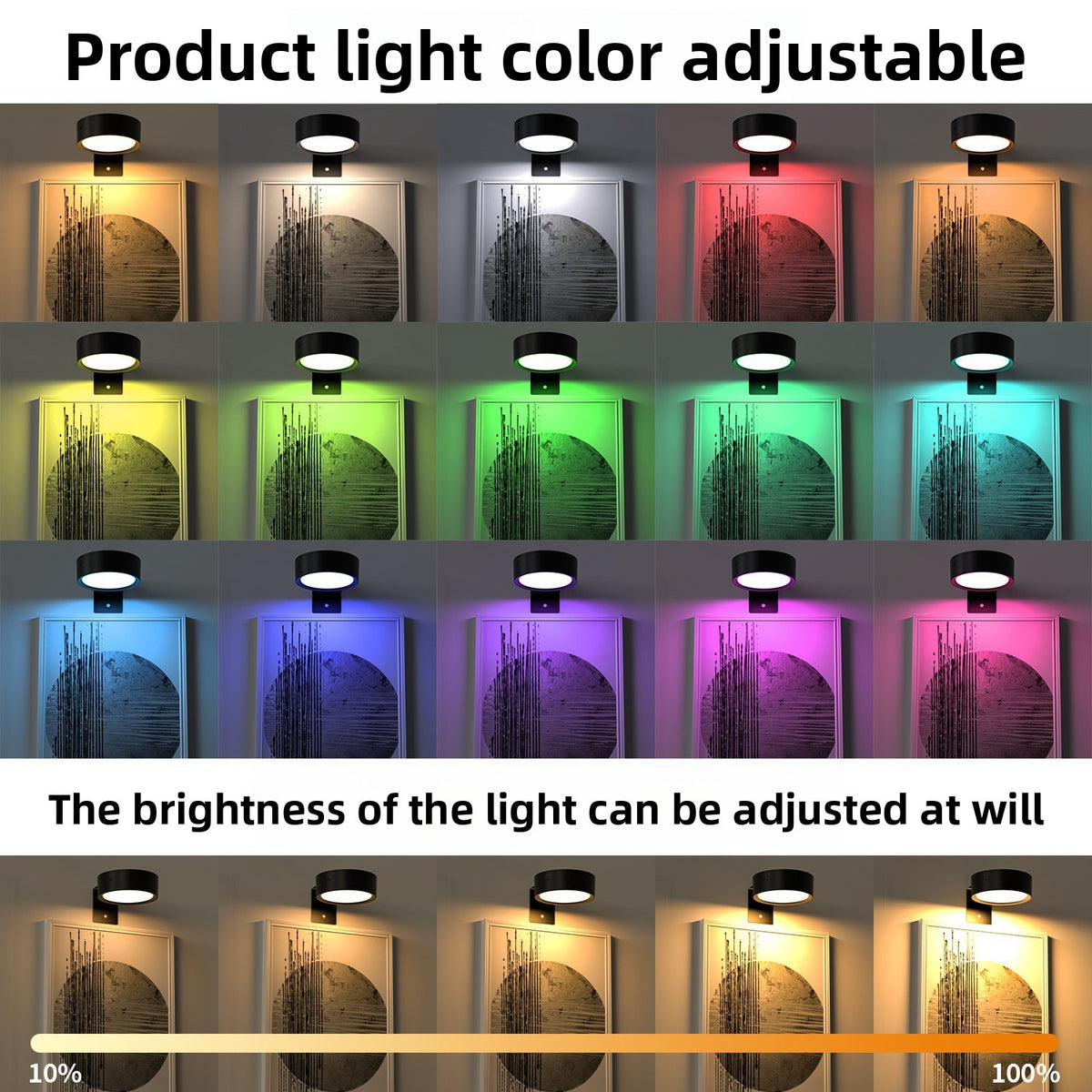 LED Magnetic Art Display Light