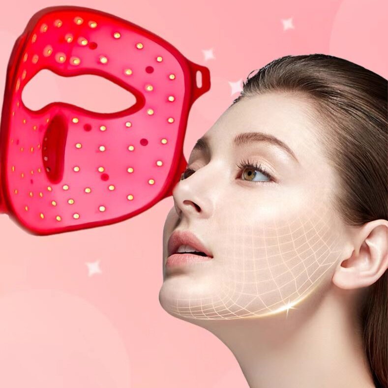 LED magnetic suction infrared beauty device