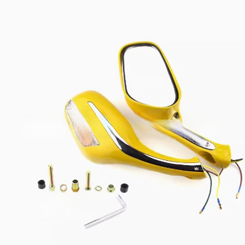 LED Motorcycle Rearview Mirror with Anti-Vibration
