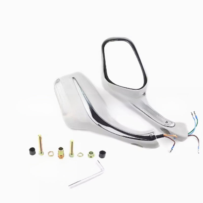 LED Motorcycle Rearview Mirror with Anti-Vibration