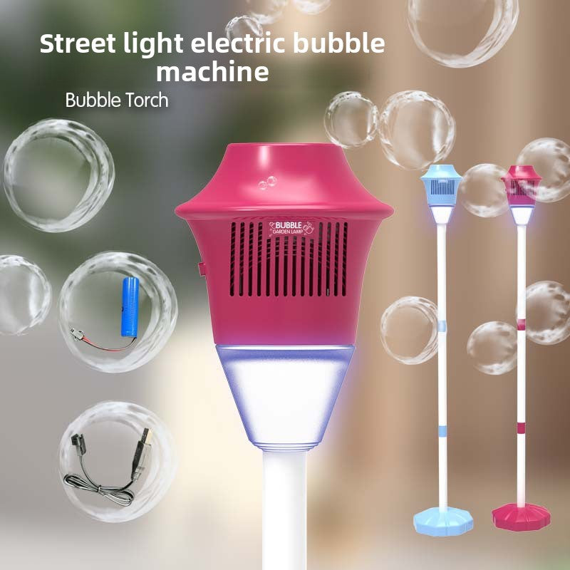 LED Music Bubble Blower Machine