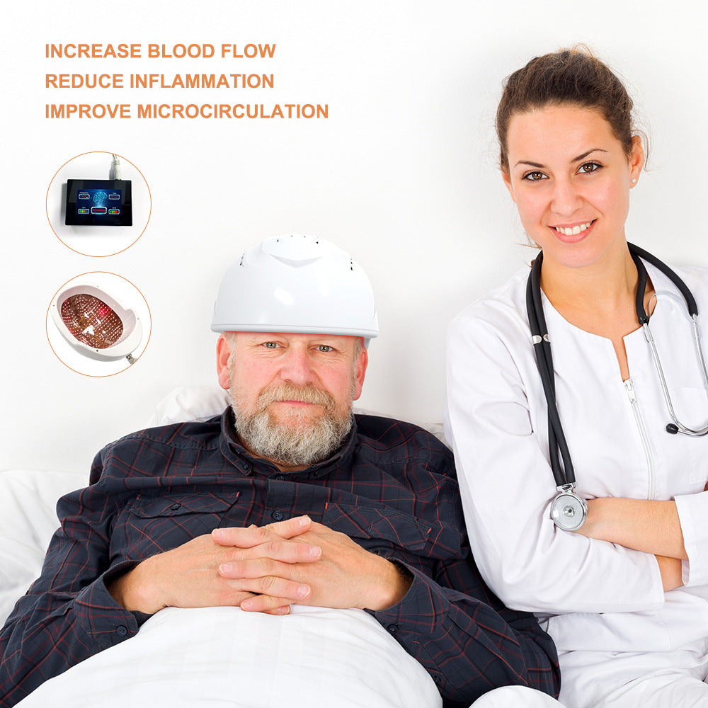 LED near-infrared helmet