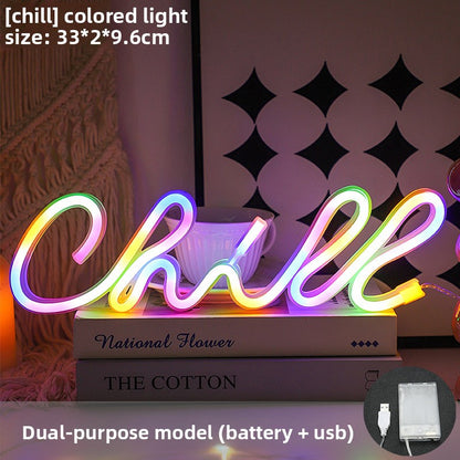Led Neon Light Chill