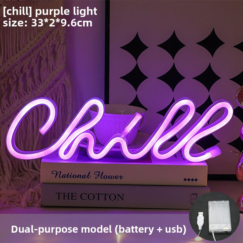 Led Neon Light Chill