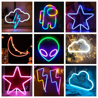 LED Neon Light Space Series Decorative Lamp