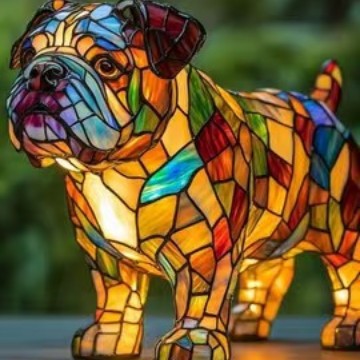 LED night light animal statue