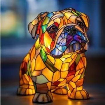 LED night light animal statue
