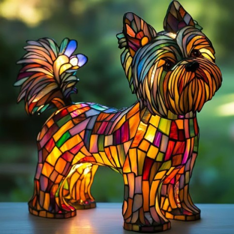 LED night light animal statue