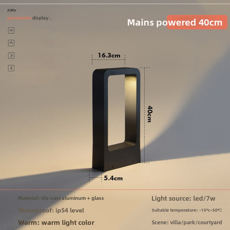LED Outdoor Door-shaped Lawn Light