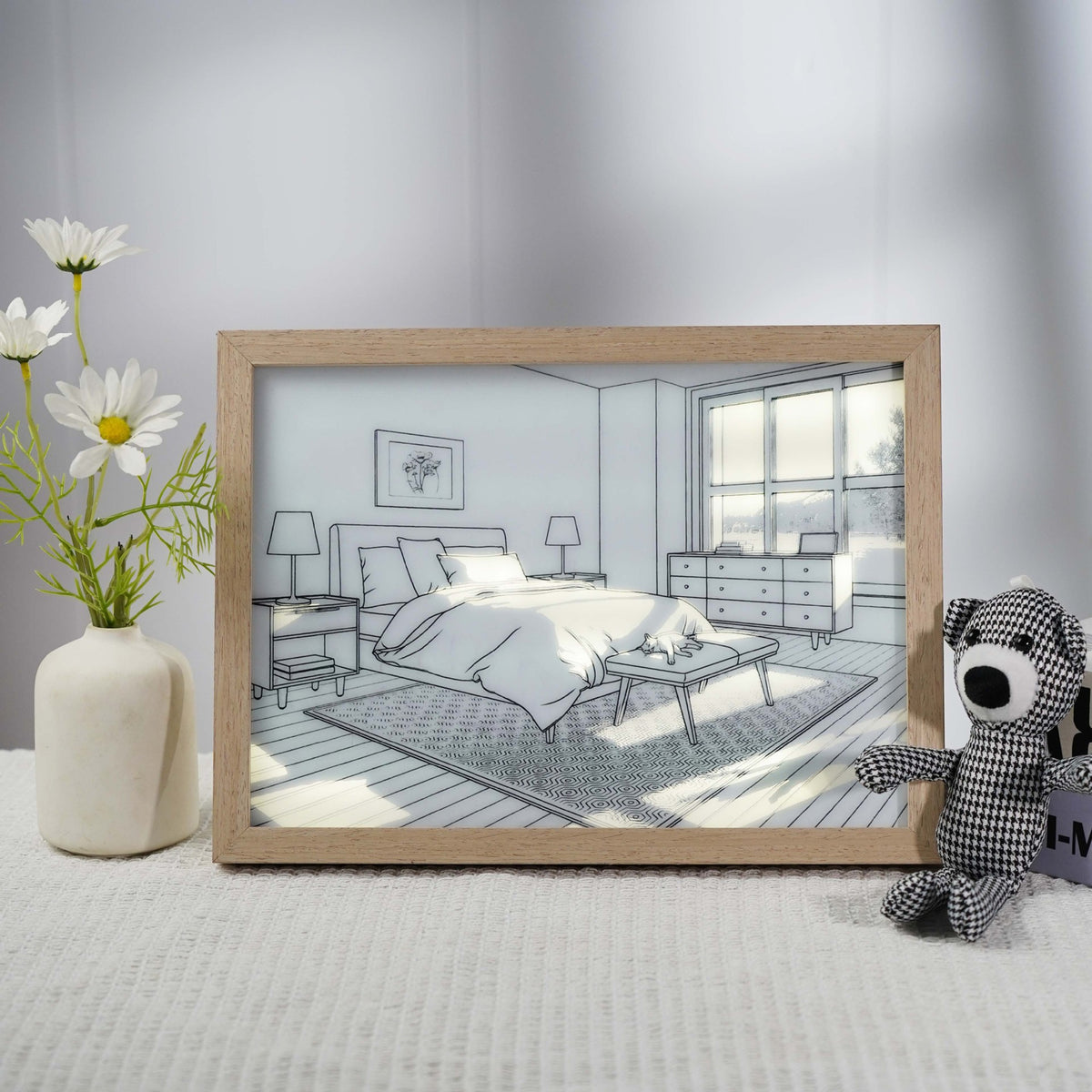 LED photo frame