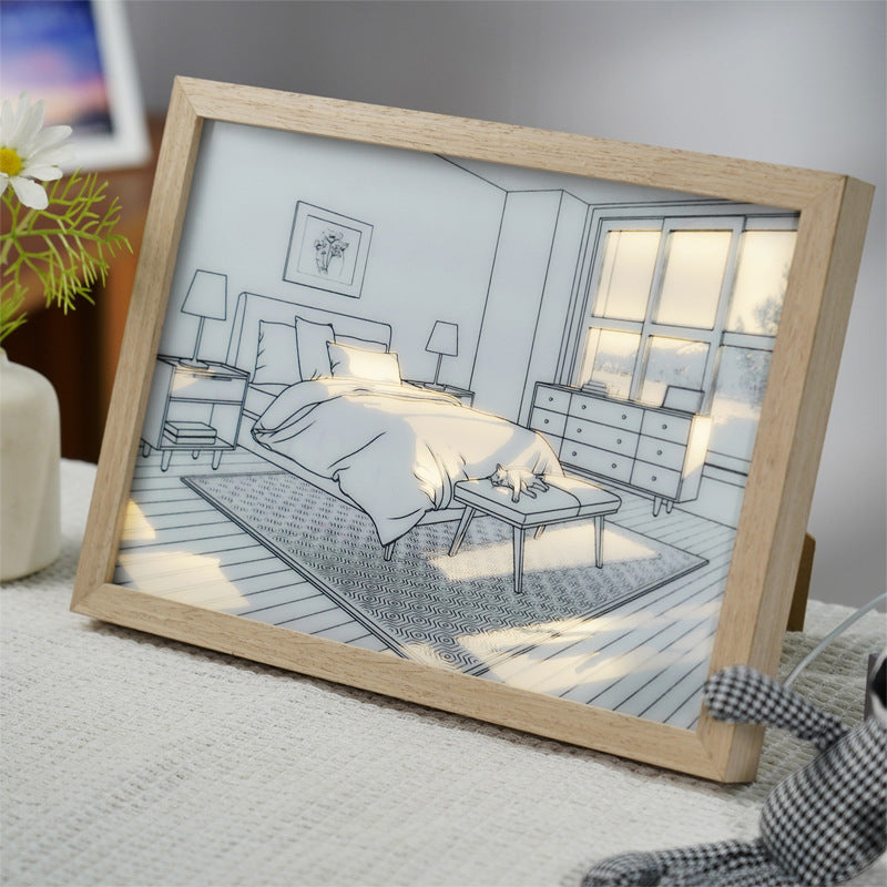 LED photo frame