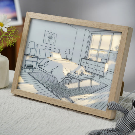 LED photo frame