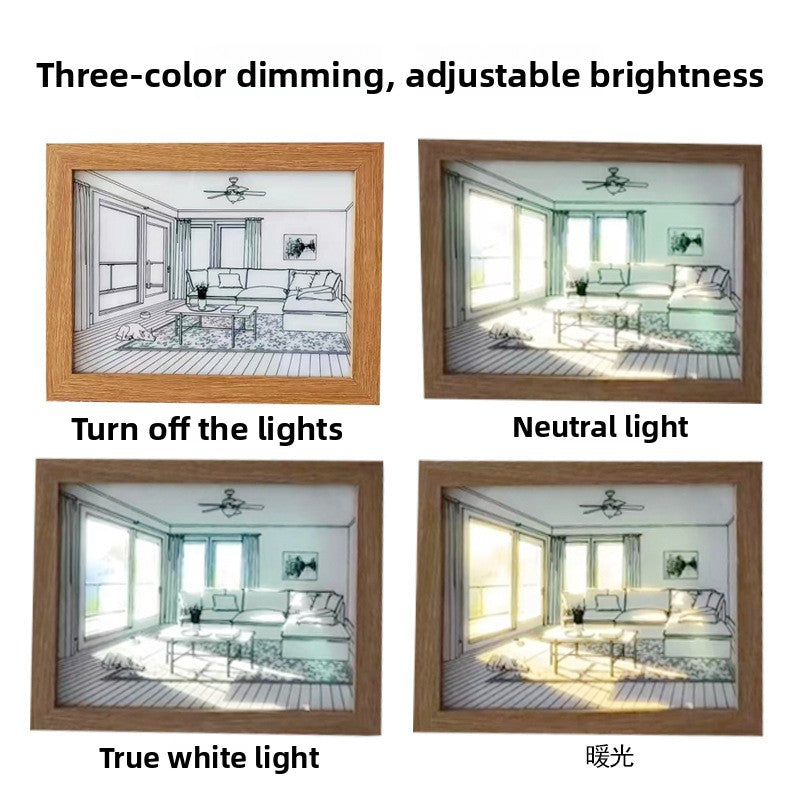 LED photo frame