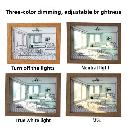 LED photo frame