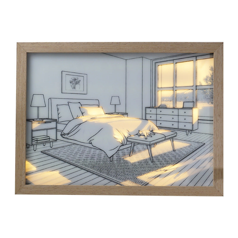 LED photo frame