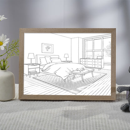 LED photo frame