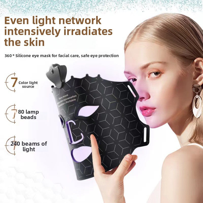 LED Photon Beauty Mask with Red Light Therapy