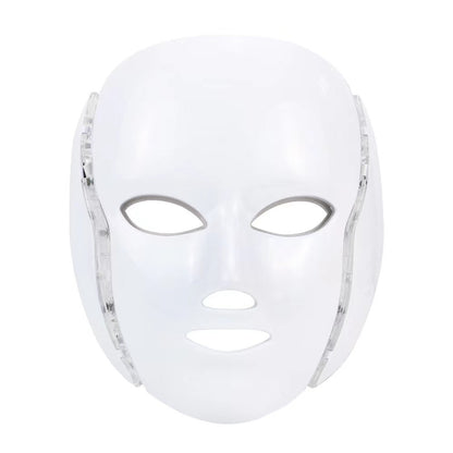 LED Photon Facial Skin Care Device with Neck Mask