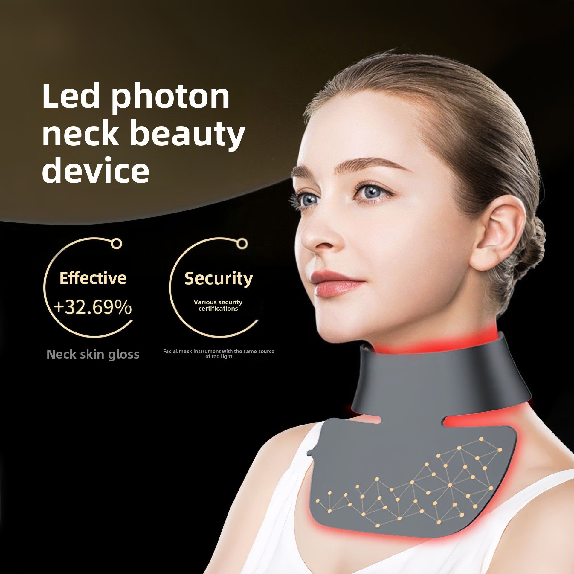 LED Photon Neck Rejuvenation Beauty Device