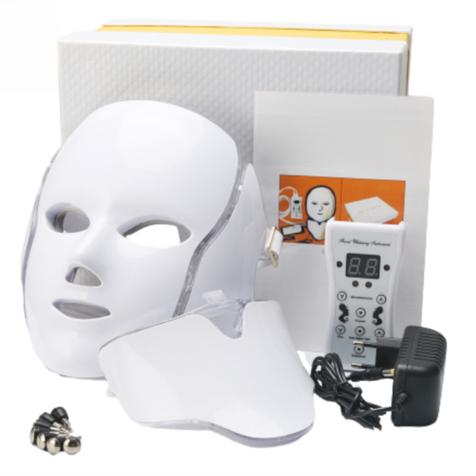 LED Photon Skin Rejuvenation Facial Mask with 7 Color Light Therapy