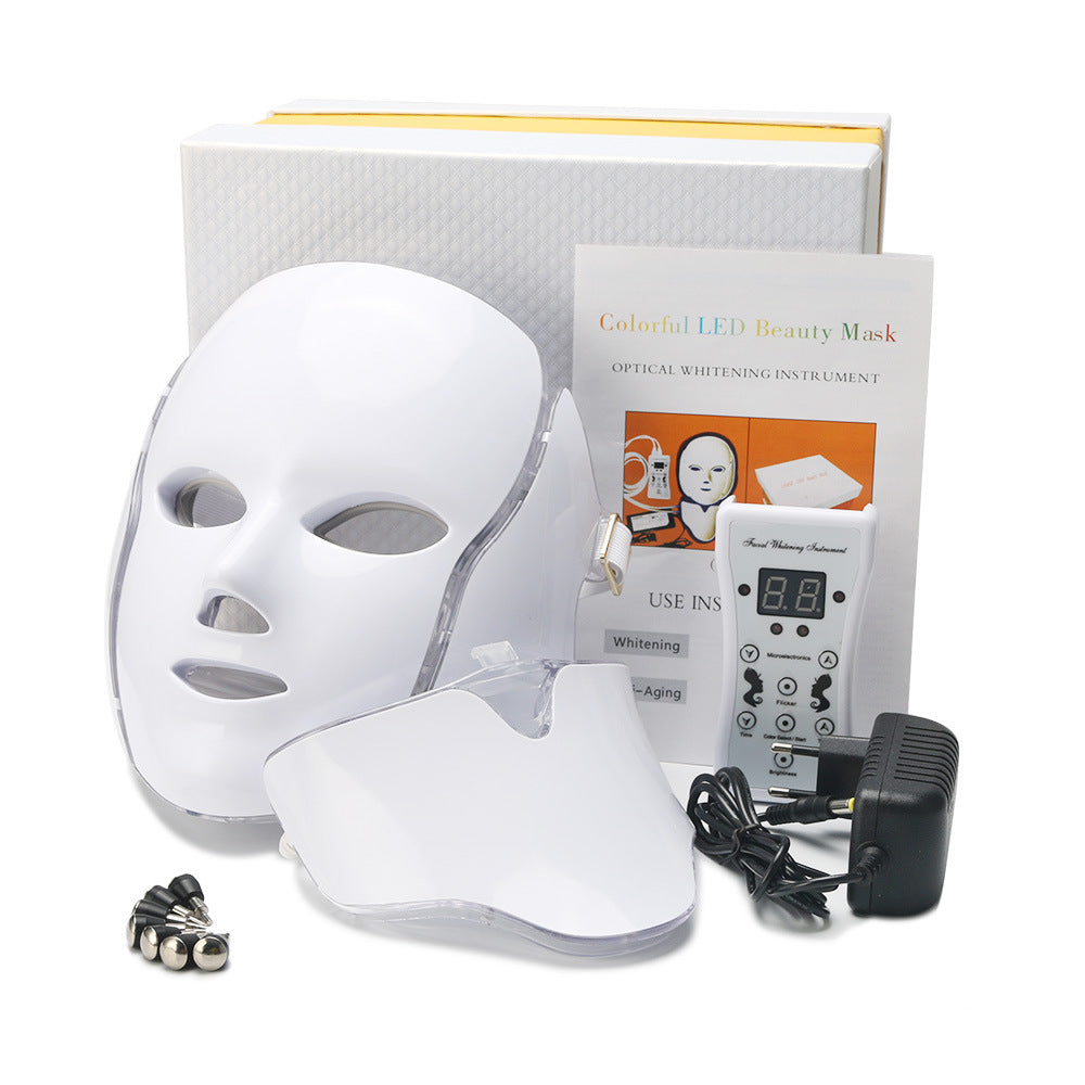 LED Photon Skin Rejuvenation Facial Mask with 7 Color Light Therapy