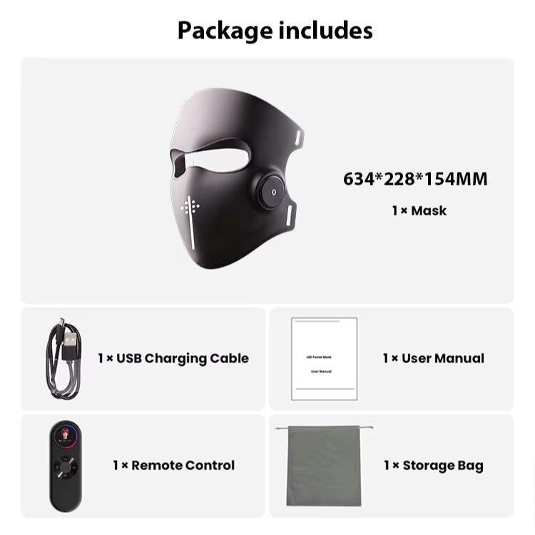 LED Photon Therapy Facial Mask
