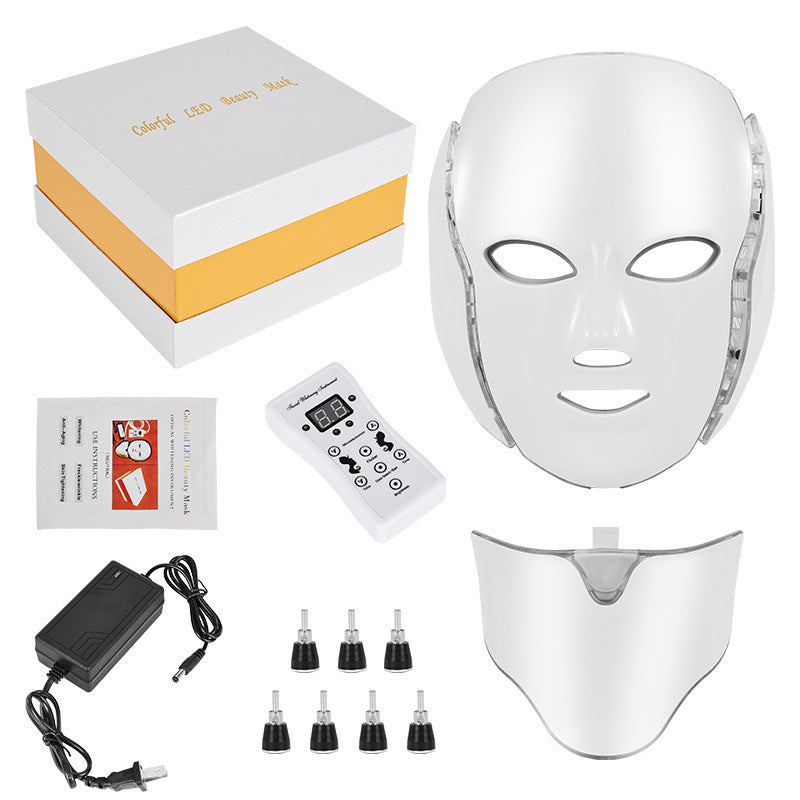 LED Phototherapy Neck Mask Skin Rejuvenation Device