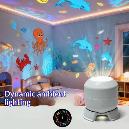 LED Projection Night Light with Rotating Effects