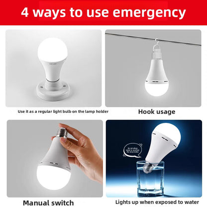 LED Rechargeable Emergency Light Bulb