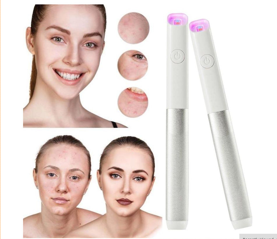 LED Red Blue Light Acne Treatment Pen
