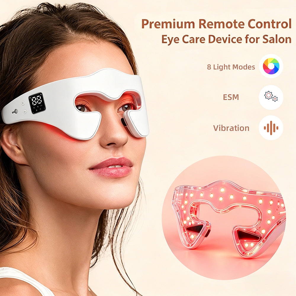 LED Red Blue Light Eye Beauty Massager Device