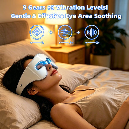 LED Red Blue Light Eye Beauty Massager Device