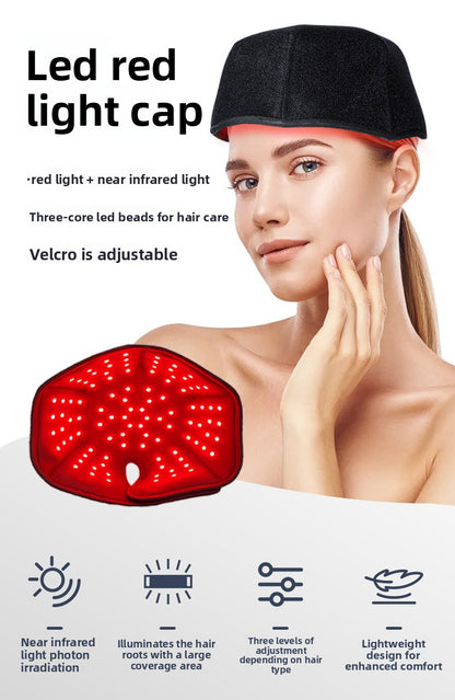 LED Red Light Hair Therapy Cap