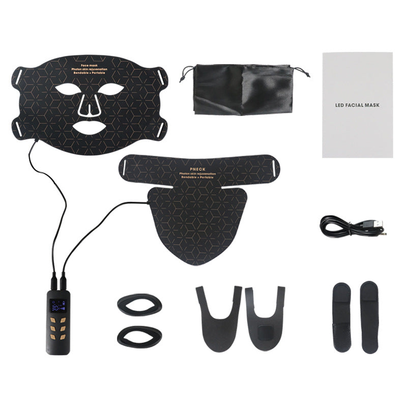 LED Red Light Therapy Mask Skin Rejuvenation Device