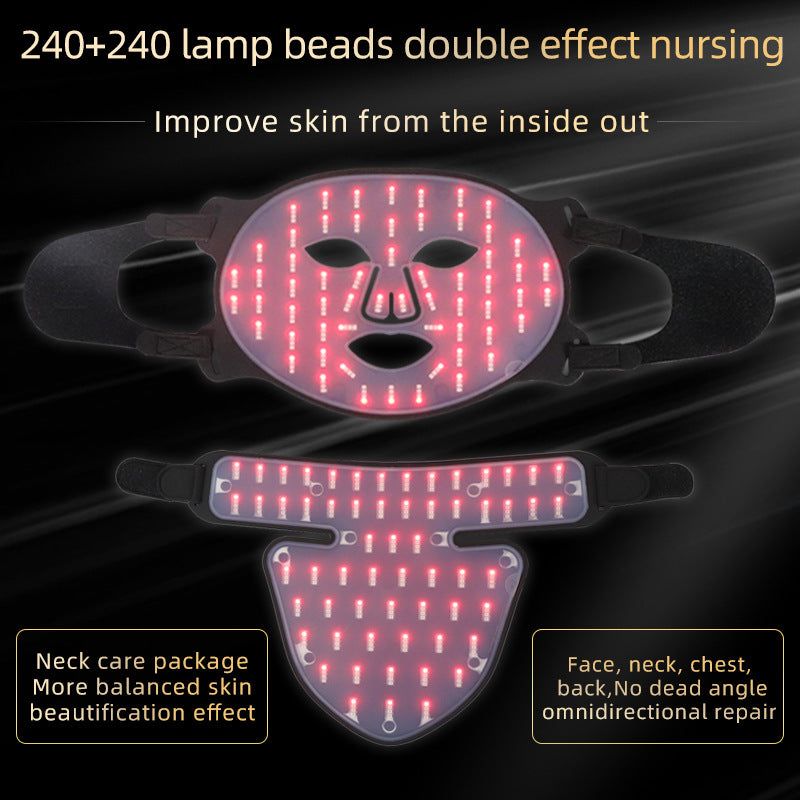 LED Red Light Therapy Mask Skin Rejuvenation Device