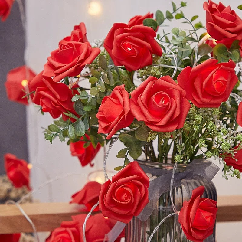 LED Rose Light String for Indoor Decoration