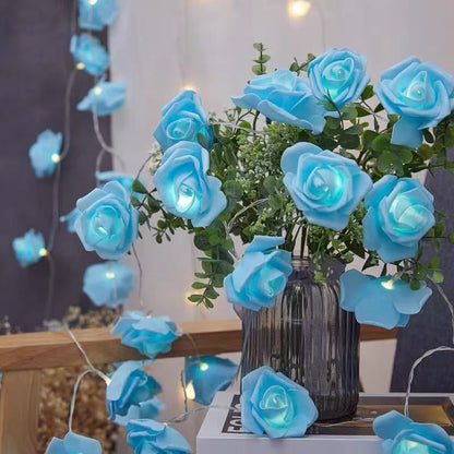LED Rose Light String for Indoor Decoration