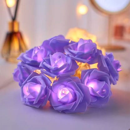 LED Rose Light String for Indoor Decoration