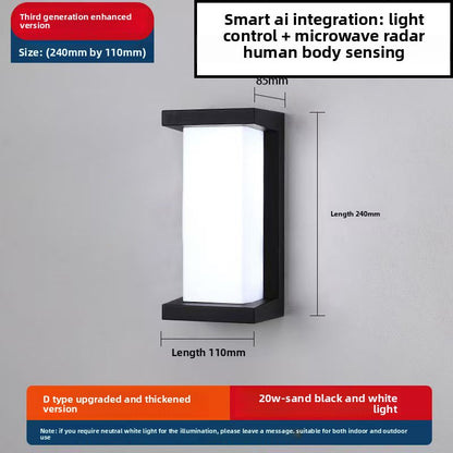 LED Sensor Wall Light with Motion Detection
