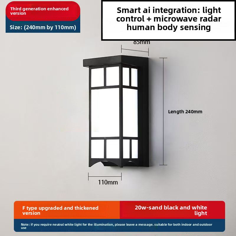 LED Sensor Wall Light with Motion Detection